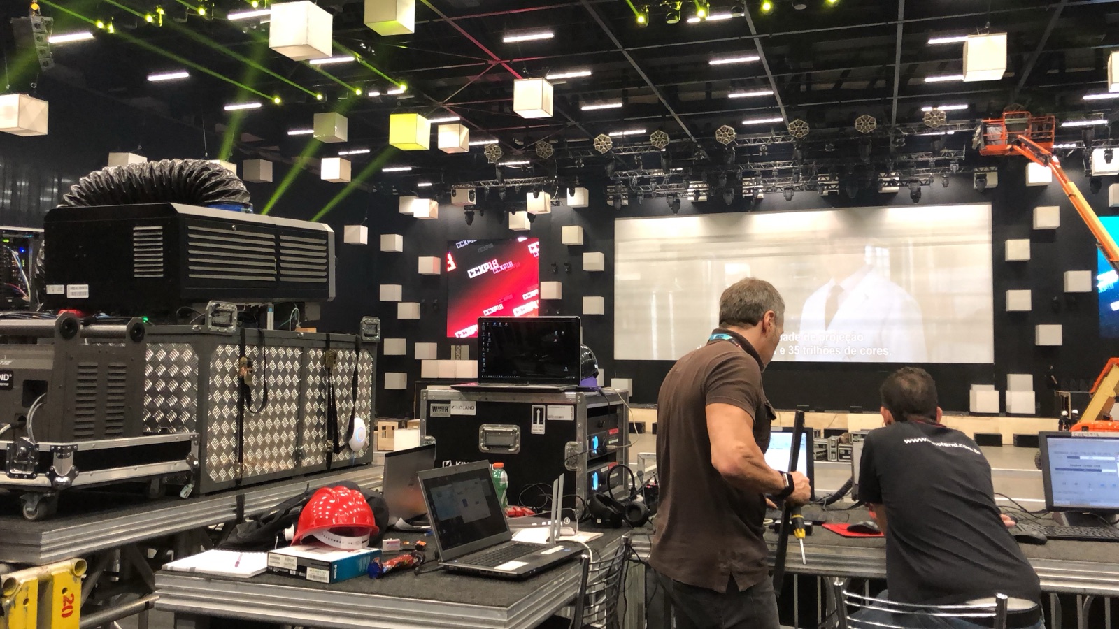 Kinoland CCXP 2018 — montaje técnico, São Paulo