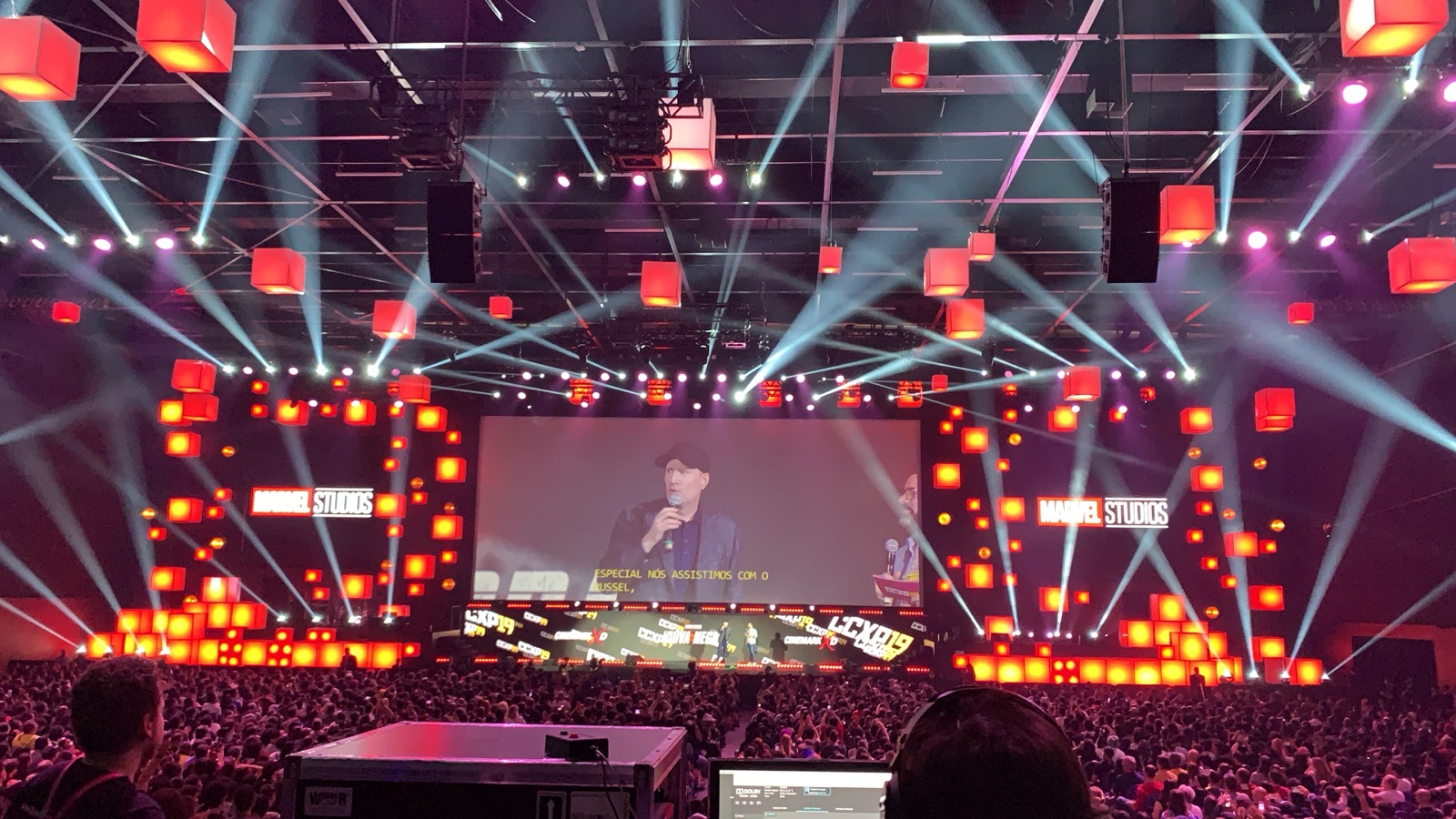 Kinoland CCXP 2019 — proyección en escenario principal, São Paulo